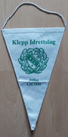 Klepp Idrettslag Norway Football Club SOCCER, FUTBOL, CALCIO PENNANT, SPORTS FLAG ZS 2/22 - Habillement, Souvenirs & Autres