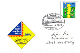 16052) BRD - ▭ Mi USo 20 I Codiert So-⊙ 80939 München Vom 4.3.04, Schloß Nymphenburg - Briefomslagen - Gebruikt