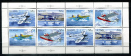 ISLAND 791-794 KB Mnh - Postflugzeuge, Mail Planes, Avions Postaux - ICELAND / ISLANDE - Blokken & Velletjes
