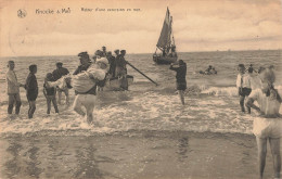KNOCKE Sur MER - Retour D'une Excursion En Mer - Carte Circulé En 1922 Vers Binche - Knokke