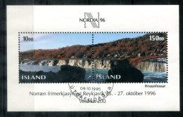ISLAND Block 18, Bl. 18 FD Canc. - NORDIA '96 - ICELAND / ISLANDE - Blocks & Sheetlets