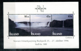 ISLAND Block 19, Bl.19 Mnh - NORDIA '96 - ICELAND / ISLANDE - Blocks & Sheetlets
