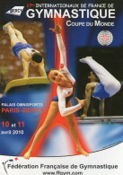 Carte Publicitaire - CART'COM - 17è INTERNATIONAUX DE FRANCE DE GYMNASTIQUE COUPE DU MONDE ..... - Gymnastique