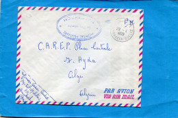 Lettre Hopital Militaire 3387 MARRAKECHcad 1959 Pour  Alger - Guerra De Argelia