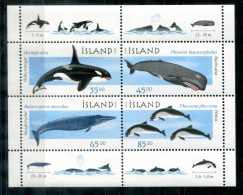 ISLAND Block 23, Bl.23 Mnh - Wale, Whales, Baleines - ICELAND / ISLANDE - Blocks & Sheetlets