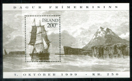 ISLAND Block 24, Bl.24 Mnh - Segelschiff, Sailing Ship, Bateau à Voile - ICELAND / ISLANDE - Blokken & Velletjes