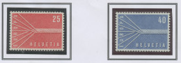 Europa CEPT 1957 Suisse - Switzerland - Schweiz Y&T N°595 à 596 - Michel N°646y à 647y *** - 1957