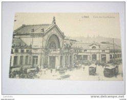 (229) -1- Carte Postale Sur Belgique Liége La Gare Des Guillemins  Carte Provenant D'un Carnet - Amay