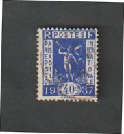 Timbres - N°324 - Propagande Pour L' Exposition Internationale De Paris De 1937  - 1936 -  Oblitéré - Otros & Sin Clasificación