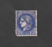 Timbres - N°375A - Type Cérès  2f 50 Outremer -  Oblitéré - Other & Unclassified