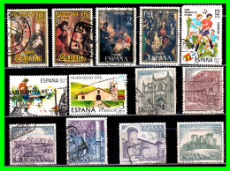 ESPAÑA - (EUROPA) LOTE DE 12 SELLOS AÑO 1983 DIFERENTES VALORES NUEVOS Y USADOS - Collections