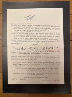 Messire Jean-Marie-Corneille Casier *1860 Gand +1897 Gand St Amandsberg Ryelandt De Hemptinne - Obituary Notices