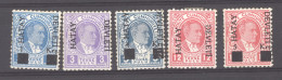 Turquie  -  Alexandrette  -  Taxes  : Yv  7-11  * - 1934-39 Sandschak Alexandrette & Hatay