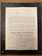 Madame Alfred Cartuyvels Nee Marcq Louise Veuve Edouard Laurent *1846 Bruxelles +1913 Braives Galler Ratinckx Braun - Obituary Notices
