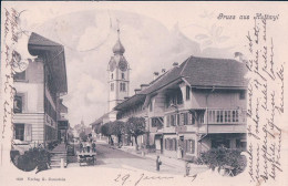 Gruss Aus Huttwil BE, Rue Animée (652) - Huttwil