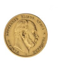 Allemagne-Wilhelm I 10 Mark 1872 Berlin - 5, 10 & 20 Mark Oro