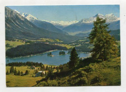 AK 124499 SWITZERLAND - Lenzerheide-Valbella - Heidsee Mit Oberhalbsteinerbergen - Lantsch/Lenz