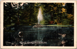 New York Buffalo Fountain In Delaware Park 1912 - Buffalo