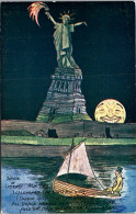 New York City Statue Of Liberty Humerous View - Estatua De La Libertad