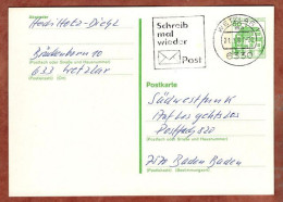 P 131 Wasserschloss Inzlingen, MS Schreib Mal Wieder Post Wetzlar, 1981 (16612) - Postkaarten - Gebruikt