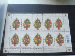 Belgique  F F 3733 Planche 3 Mnh Neuf ** / Belgie Feuille Blad ( Année 2008 ) Noel Kerstmis Christmas - Non Classés