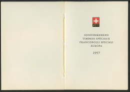 Europa CEPT 1957 Suisse - Switzerland - Schweiz Livret Y&T N°595 à 596 - Michel N°646y à 647y *** - 1957