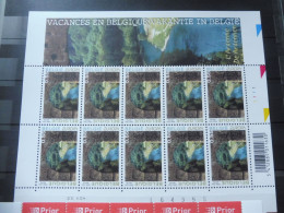 Belgique  F F 3292 Planche 1  Mnh Neuf ** / Belgie Feuille Blad ( Année 2004 ) Europa Vacances Vakantie - 2011-2020