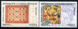 RB0120 Turkey 2005 And Belgium Joint Development Tapestry Art Painting 2V MNH - Unused Stamps