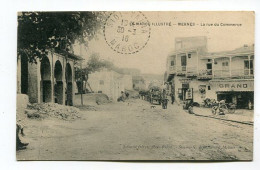 Carte  Maroc :  MEKNES   Rue Du Commerce   A  VOIR    !!!! - Meknès