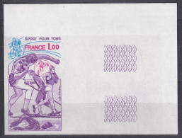 FRANCE : 1978 - SPORT POUR TOUS N° 2020a NON DENTELE NEUF ** LUXE SANS CHARNIERE - 1971-1980