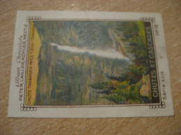 CANADA Chute Takakkaw Pres Field Falls Peter Cailler Kohler Nestle Chocolate Chocolat Poster Stamp Vignette Switzerland - Werbemarken (Vignetten)