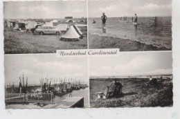 2944 WITTMUND - CAROLINENSIEL, Camping MERCEDES - BENZ, Hafen, Sz'trand, 1957 - Wittmund