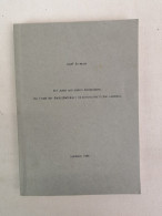 Die Juden Und Andere Randgruppen. Zur Frage Der Randständigkeit Im Mittelalterlichen Landshut. (Sonderveröffen - Judaïsme