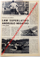 B221> Pagina Rivista < Calcio ROMA - TORINO 2-2 > 23-11-1961 LAW / ANGELILLO - Da Incorniciare - Autres & Non Classés