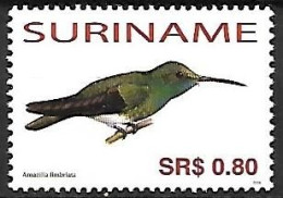 Suriname (Surinam) - MNH ** 2006 :   Glittering-throated Emerald  -  Chionomesa Fimbriata - Segler & Kolibris