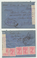 Romania WW1 Nov 1917 Registered Censored Cover Bacau To Peace Intl. Office In Switzerland Via Russia - 1ste Wereldoorlog (Brieven)