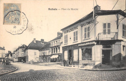 77-REBAIS- PLACE DU MARCHE - Rebais