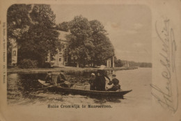 Maarseveen // Huize Cromwijk 1901 Met KR Nieuwersluis - Maarssen