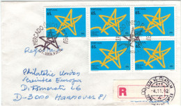 Mercado Unico Europeu 1992 Reco - MEF 5fach - Lettres & Documents