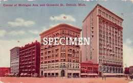 Corner Of Michigan Ave. And Griswold St. - Detroit - Detroit
