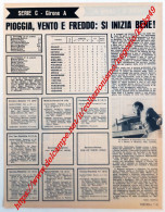 B221> Ritaglio Rivista Calcio < SERIE C GIRONE A > Formazioni Risultati Classifiche = 27-10-1960 = Da Incorniciare - Autres & Non Classés