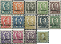 694141 HINGED AUSTRIA-HUNGRIA. ITALIA 1918 SELLOS DE LA CAMPAÑA DE AUSTRIA HUNGRIA DE 1918 - Austrian Occupation