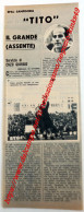 B221> Ritaglio Rivista Calcio < SPAL - SAMPDORIA 2-2 > Tito Cucchiaroni = 27-10-1960 = Da Incorniciare - Autres & Non Classés