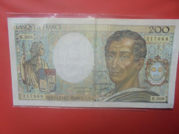 FRANCE 200 FRANCS 1981 Circuler Jolie Qualité - 200 F 1981-1994 ''Montesquieu''