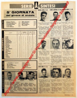 B220> Ritaglio Rivista Calcio < SERIE A> Risultati Formazioni Classifica E Cannonieri 27-10-1960 = Da Incorniciare - Autres & Non Classés