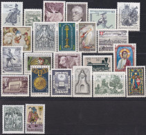 Österreich 1967 - Mi.Nr. 1231 - 1255 - Postfrisch MNH - Kompletter Jahrgang - Ganze Jahrgänge