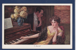 CPA 1 Euro Musique Illustrateur Femme Woman Art Nouveau Non Circulé Prix De Départ 1 Euro - 1900-1949