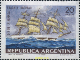 283476 MNH ARGENTINA 1968 DIA DE LA ARMADA - Gebruikt