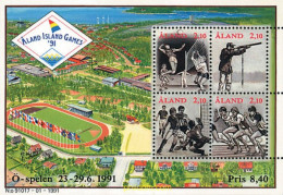 93365 MNH ALAND 1991 JUEGOS DEPORTIVOS DE LA ISLA DE ALAND - Volley-Ball