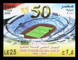 EGYPT / 2010 /  CAIRO STADIUM / SPORTS / FOOTBALL / MNH  . - Ongebruikt